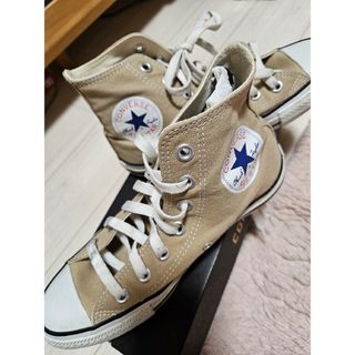 オールスター(ALL STAR（CONVERSE）)のコンバースハイカットベージュ23、5(スニーカー)