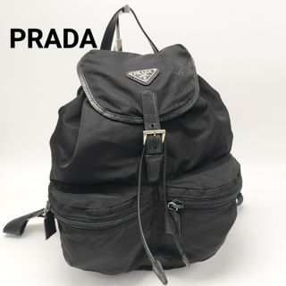 プラダ(PRADA)の極美品✨プラダ　リュック　バックパック　ブラック　黒　ヴィンテージ(リュック/バックパック)