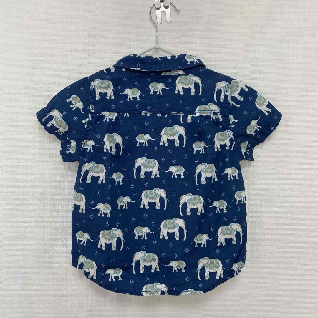 babyGAP(ベビーギャップ)の《babyGap》 美品 半袖シャツ 80 キッズ/ベビー/マタニティのキッズ服男の子用(90cm~)(ブラウス)の商品写真