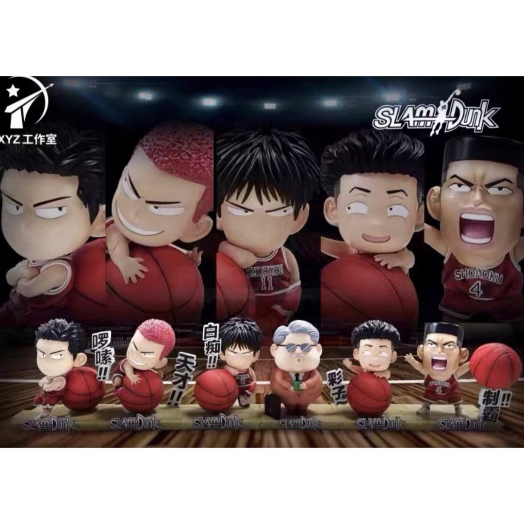 SLAM DUNK スラムダンク フィギュア ガレージキットGK 6体の通販 SLAM DUNK スラムダンク フィギュア ガレージキットGK 6体の通販