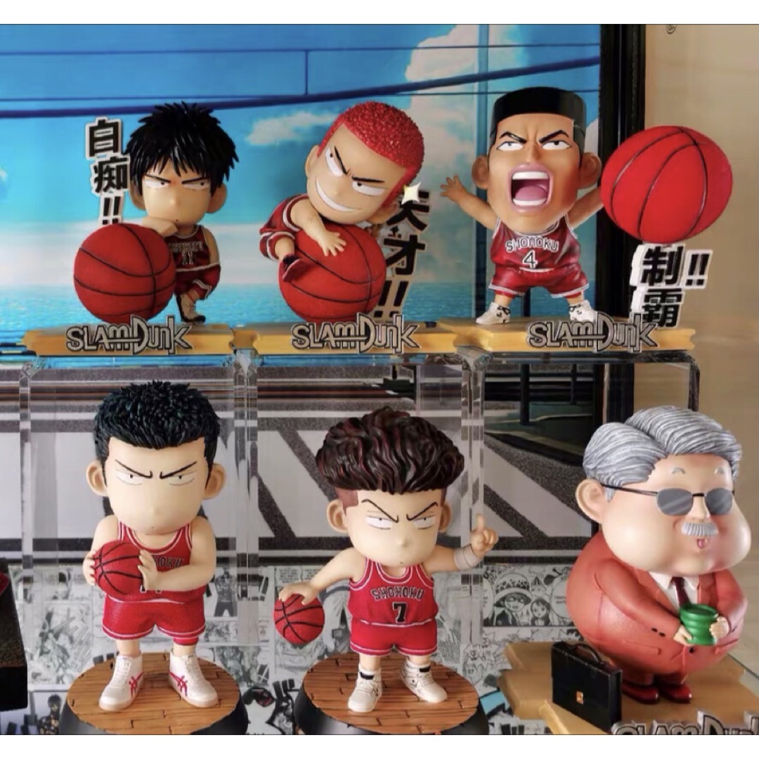 SLAM DUNK スラムダンク フィギュア ガレージキットGK 6体の通販 SLAM DUNK スラムダンク フィギュア ガレージキットGK 6体の通販