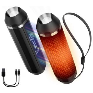 匿名配送❣️電気カイロ モバイルバッテリー LEDライト付き 寒さ対策(日用品/生活雑貨)