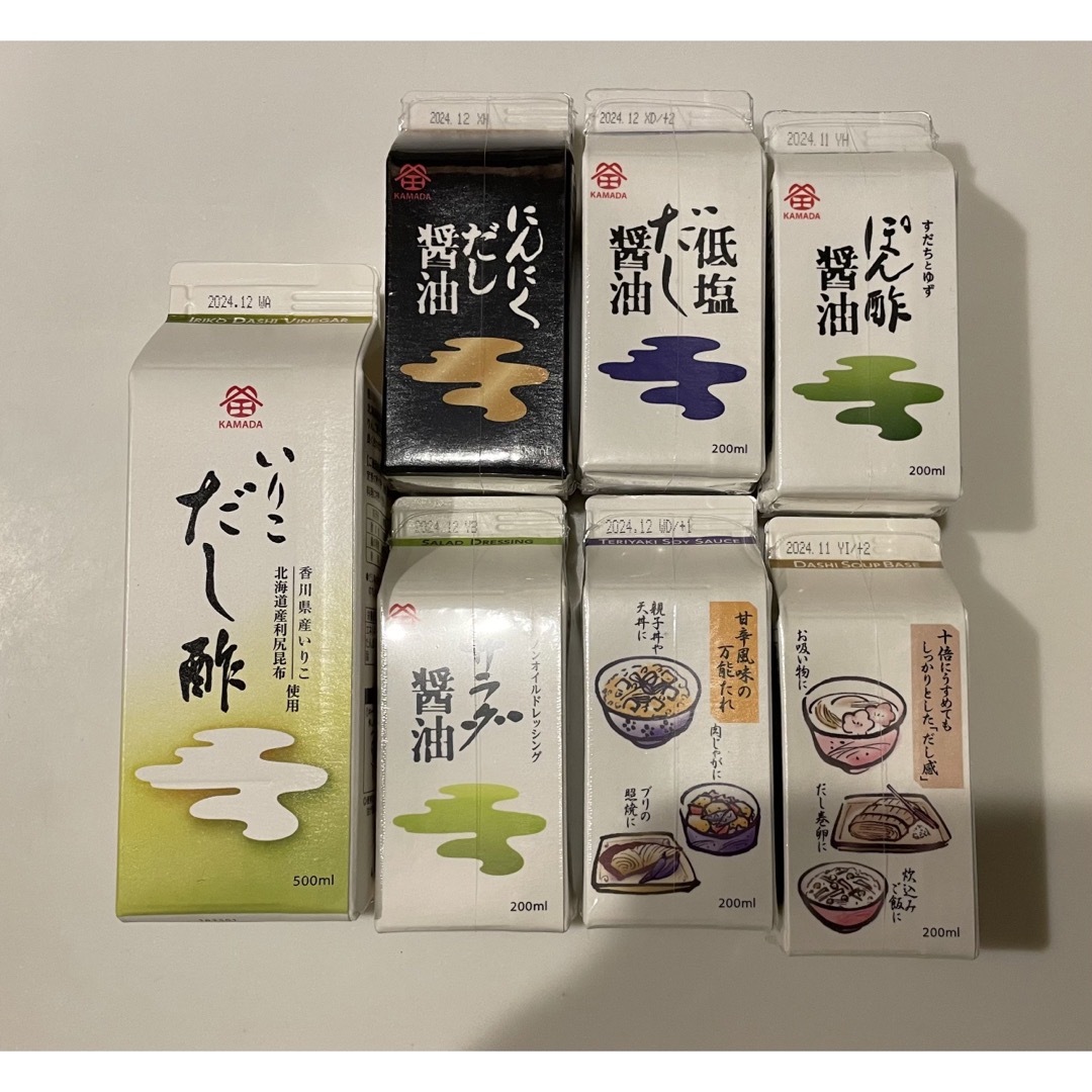 鎌田醤油ギフトセット　7種 食品/飲料/酒の食品(調味料)の商品写真