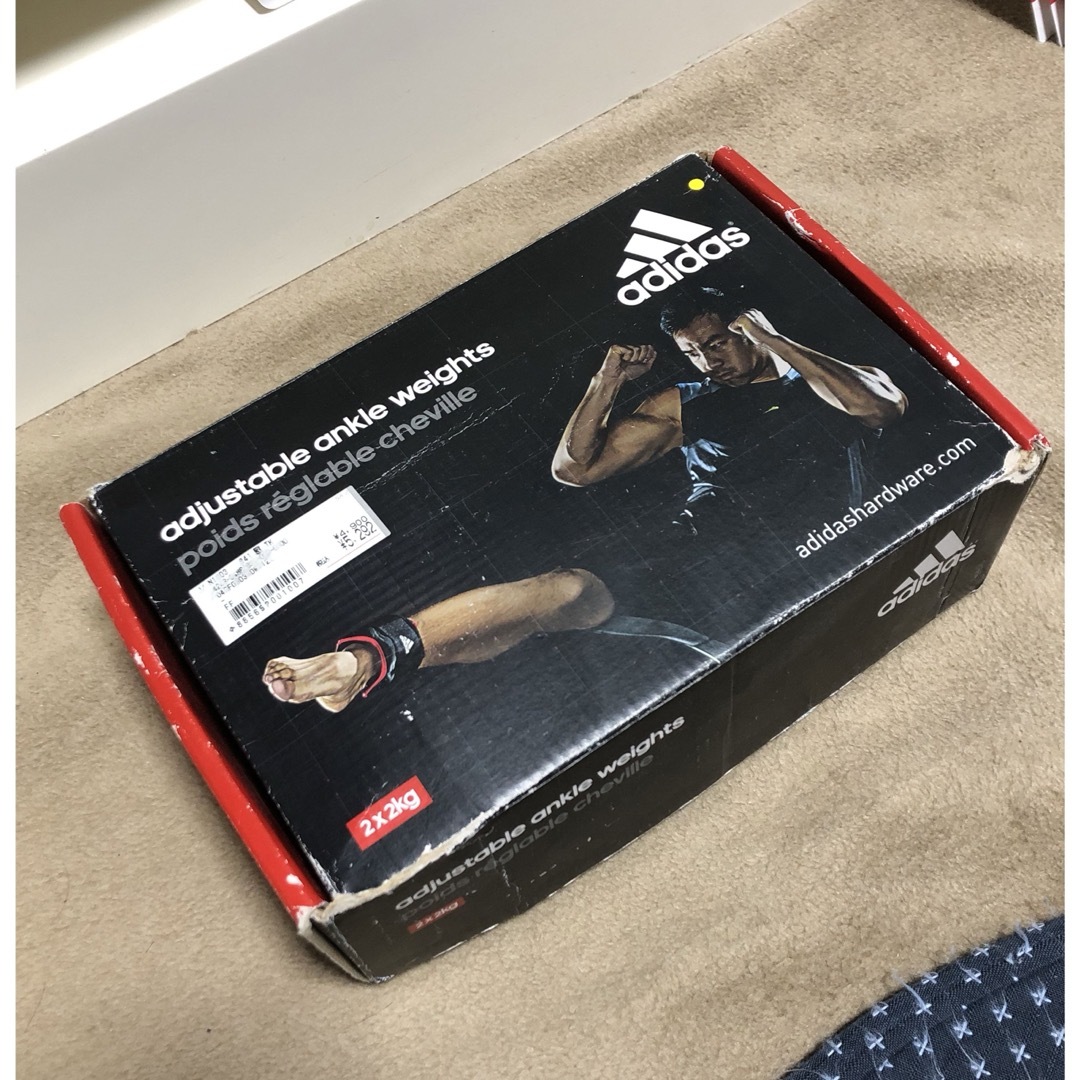 adidas(アディダス)のadidas アディダス　ウエイト　トレーニング　筋トレ　ジム　2kg×2セット スポーツ/アウトドアのトレーニング/エクササイズ(トレーニング用品)の商品写真