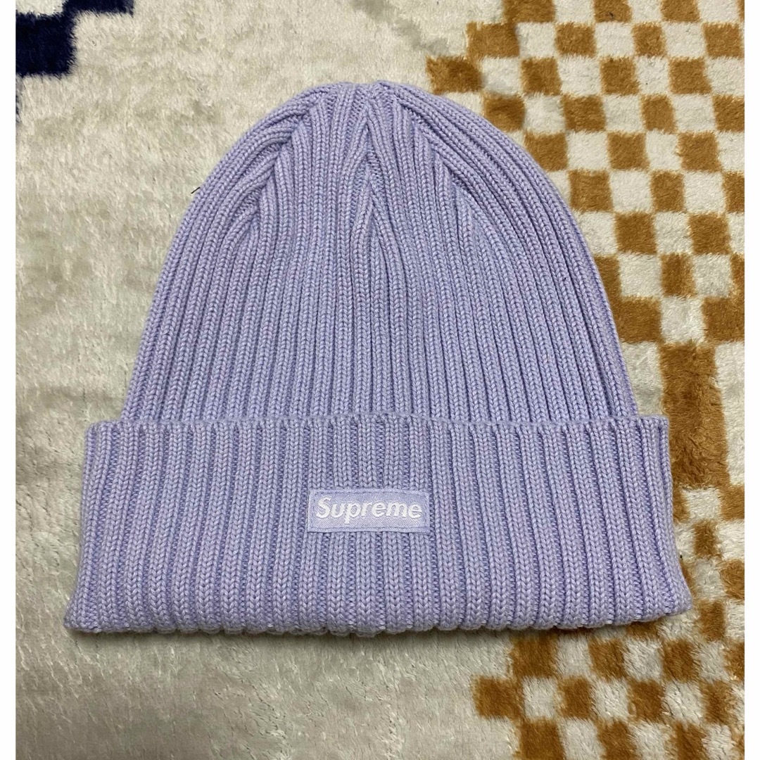 Supreme(シュプリーム)のSupreme Overdyed Beanie ラベンダー ビーニー メンズの帽子(ニット帽/ビーニー)の商品写真