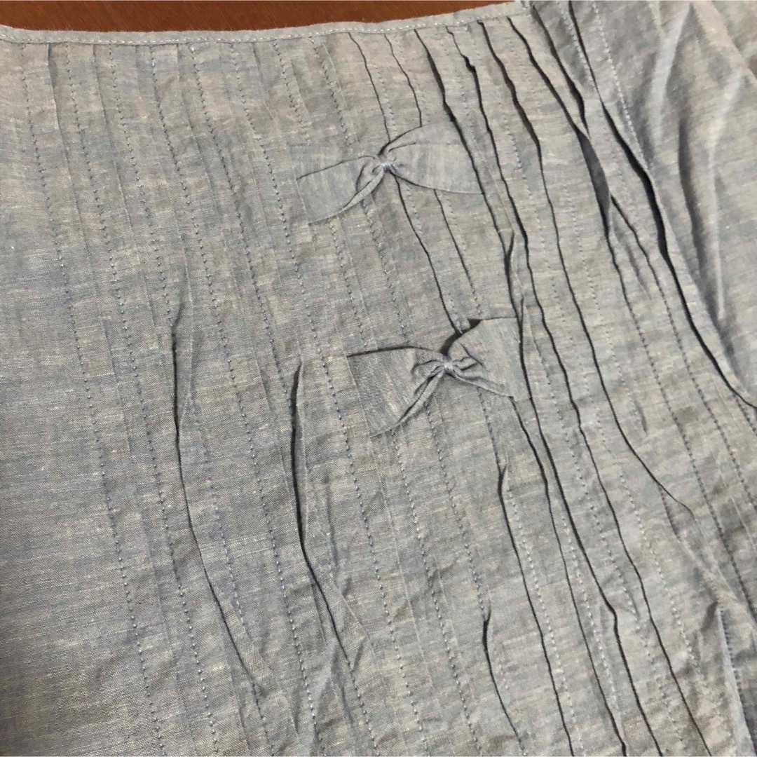 裾フリル タックブラウス レディースのトップス(シャツ/ブラウス(長袖/七分))の商品写真