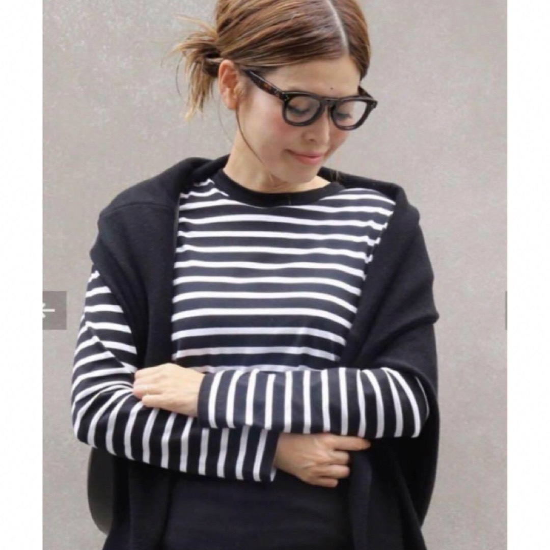 DEUXIEME CLASSE(ドゥーズィエムクラス)の新品　Deuxieme Classe COCO Stripe Tシャツ レディースのトップス(Tシャツ(長袖/七分))の商品写真