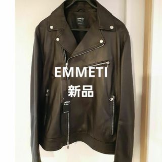 エンメティ(EMMETI)のEMMETI エンメティ レザーダブルライダース(ライダースジャケット)