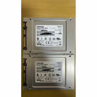 トウシバ(東芝)の2個セットTOSHIBASSD 128GB THNSNJ128GCSU SA(PCパーツ)