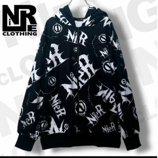 NieR Clothing - NieR WフードNIER LOGO ZIP OUTER