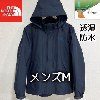 ザノースフェイス(THE NORTH FACE)の美品人気 ノースフェイス マウンテンパーカー メンズM 透湿防水 フード着脱可(マウンテンパーカー)