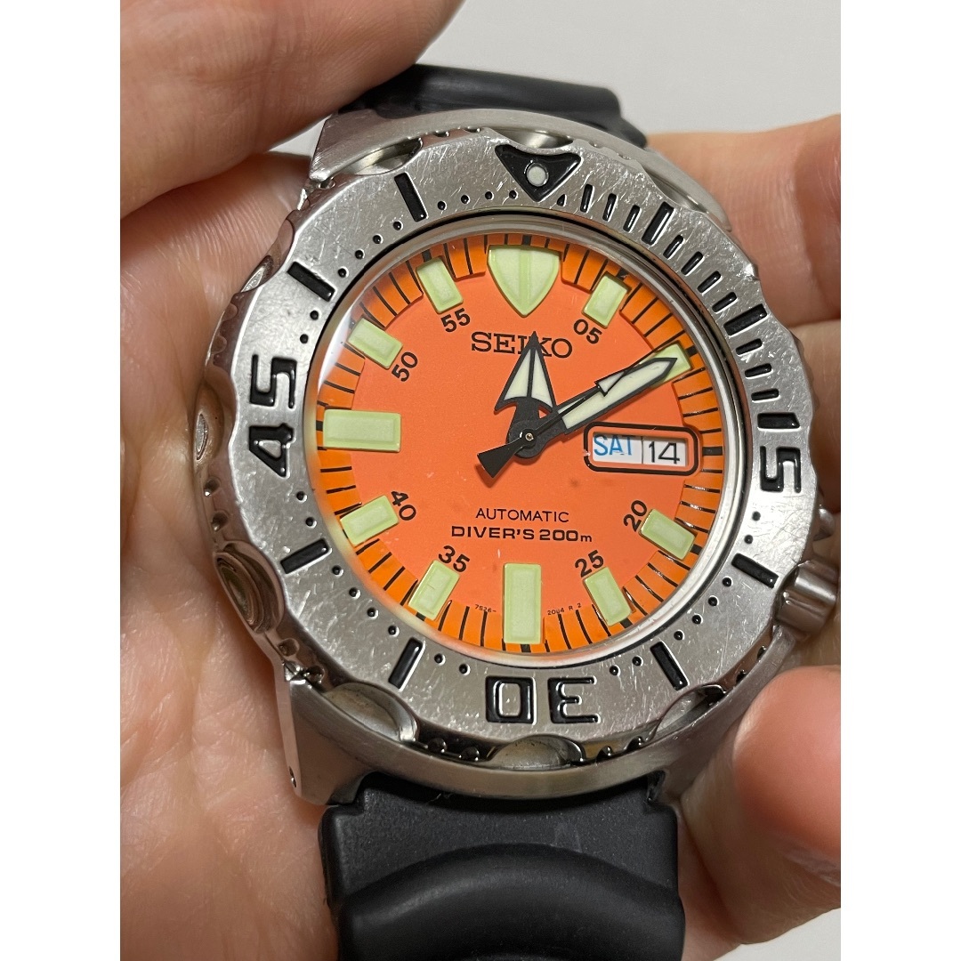 完動品　日差問題無し⚪︎ SEIKO オレンジモンスターSKX781 メンズの時計(腕時計(アナログ))の商品写真