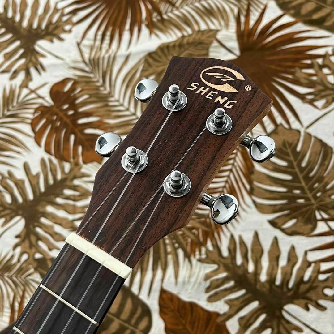 【単板】スプルース材とローズウッド材のエレキ・テナーウクレレ【ukulele】 楽器のウクレレ(テナーウクレレ)の商品写真