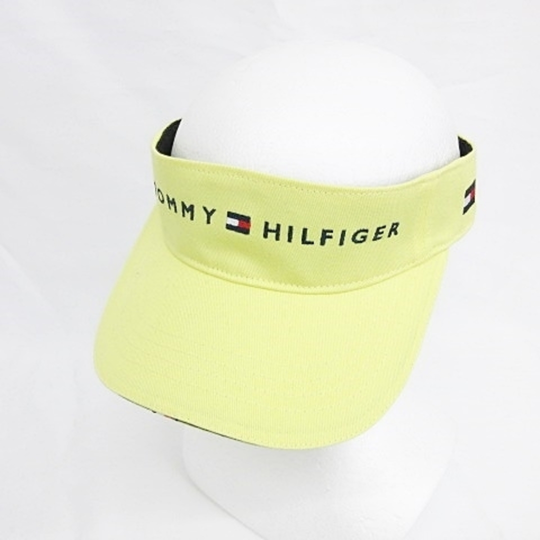 TOMMY HILFIGER(トミーヒルフィガー)のトミーヒルフィガー ゴルフ TOMMY HILFIGER サンバイザー イエロー スポーツ/アウトドアのゴルフ(ウエア)の商品写真