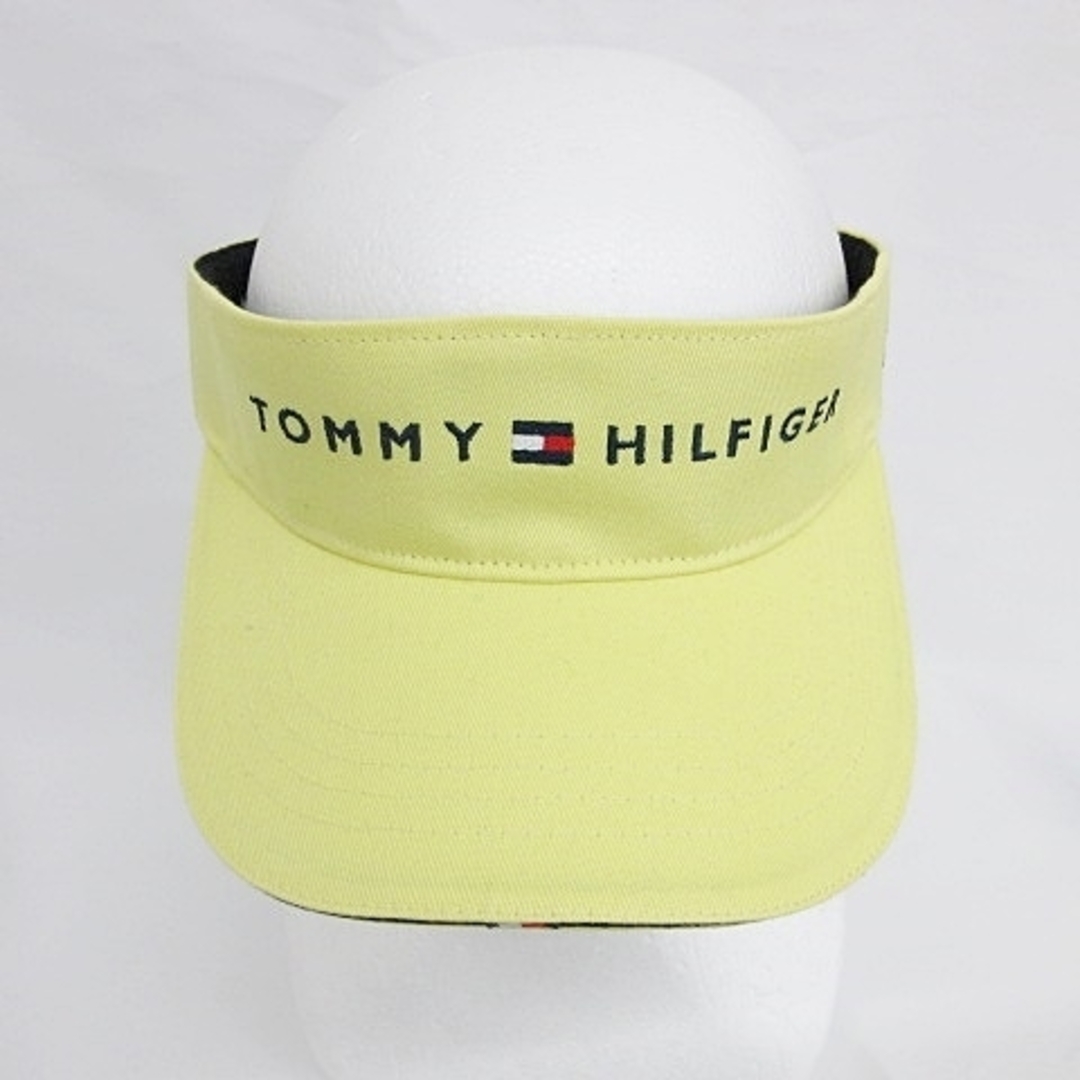 TOMMY HILFIGER(トミーヒルフィガー)のトミーヒルフィガー ゴルフ TOMMY HILFIGER サンバイザー イエロー スポーツ/アウトドアのゴルフ(ウエア)の商品写真