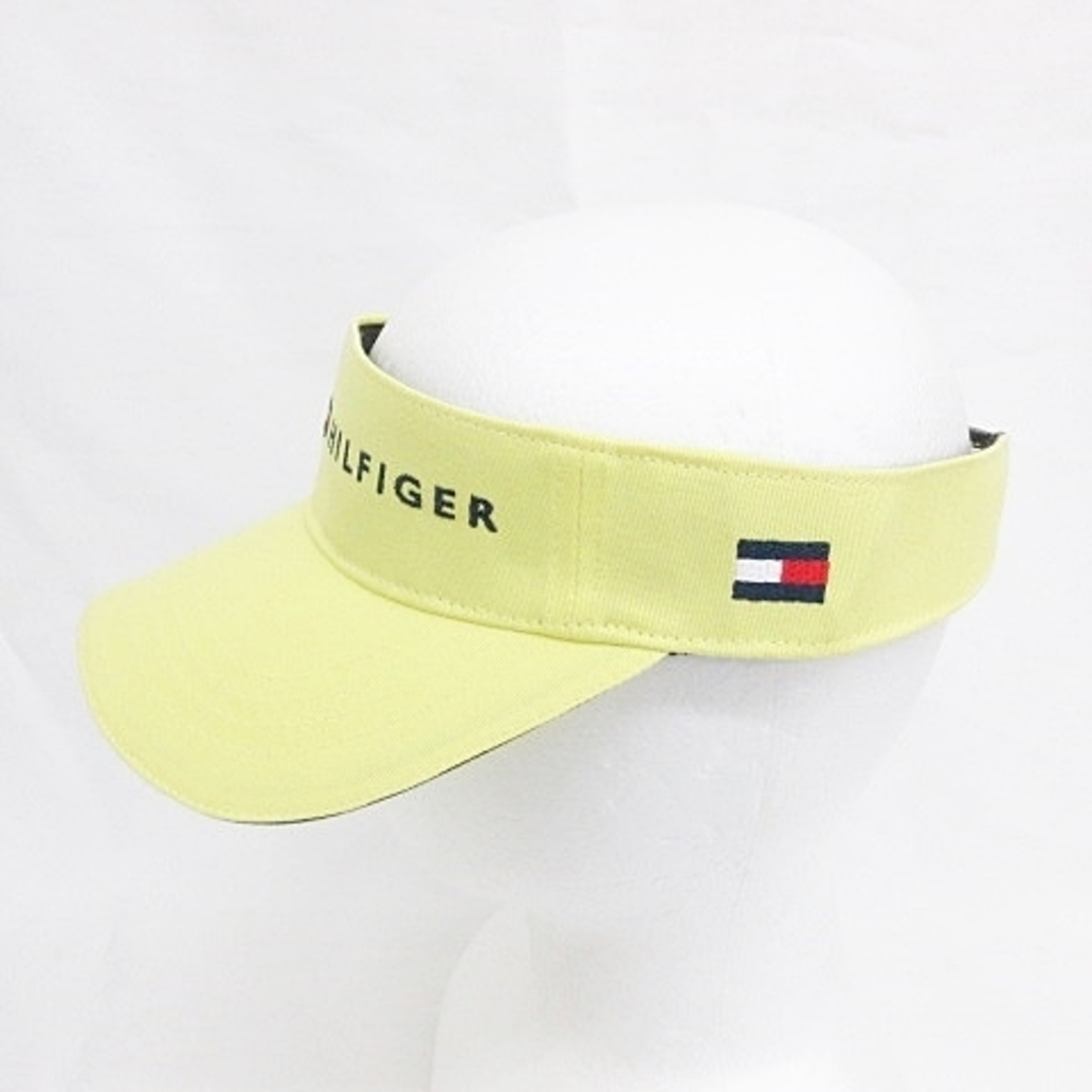 TOMMY HILFIGER(トミーヒルフィガー)のトミーヒルフィガー ゴルフ TOMMY HILFIGER サンバイザー イエロー スポーツ/アウトドアのゴルフ(ウエア)の商品写真