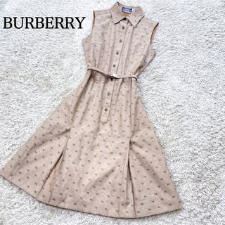 BURBERRY BLUE LABEL - ワンピース ブルー ブルーレーベル クレスト BURBERRY BLUE LABEL - ワンピース ブルー ブルーレーベル クレスト