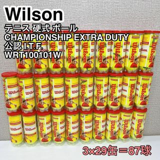 Wison テニス 硬式ボール CHAMPIONSHIP EXTRA DUTY(ボール)