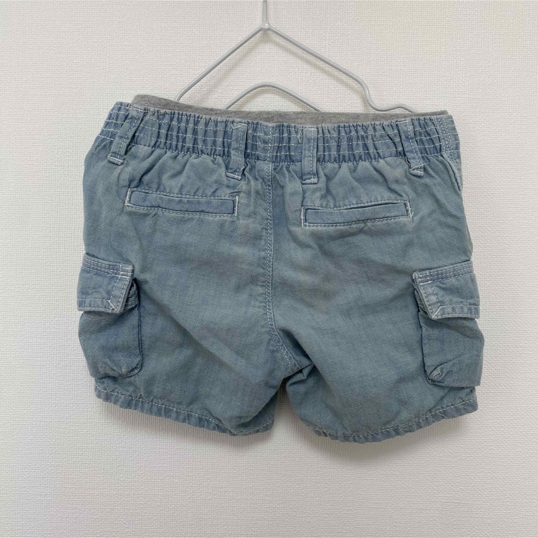 babyGAP(ベビーギャップ)の《babyGap》 デニム ハーフパンツ 90 キッズ/ベビー/マタニティのキッズ服男の子用(90cm~)(パンツ/スパッツ)の商品写真