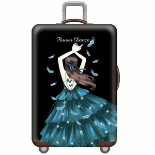 可愛い　女の子　美人　美しいスーツケースカー　Mサイズ　即購入ok(スーツケース/キャリーバッグ)
