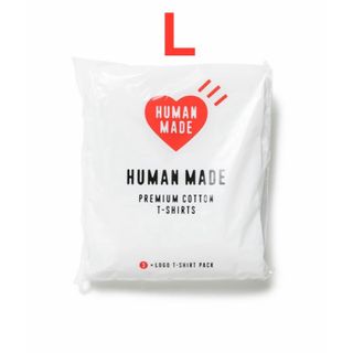 ヒューマンメイド(HUMAN MADE)のHuman Made パックTシャツ Lサイズ ホワイト(Tシャツ/カットソー(半袖/袖なし))