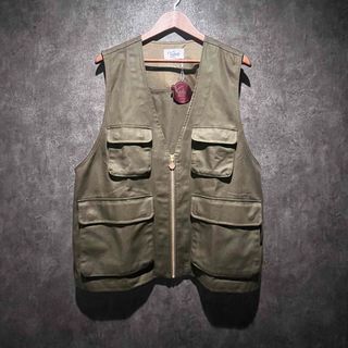 カーハート(carhartt)のKEBOZ DUCK VEST ダックベスト　カーキL(ベスト)