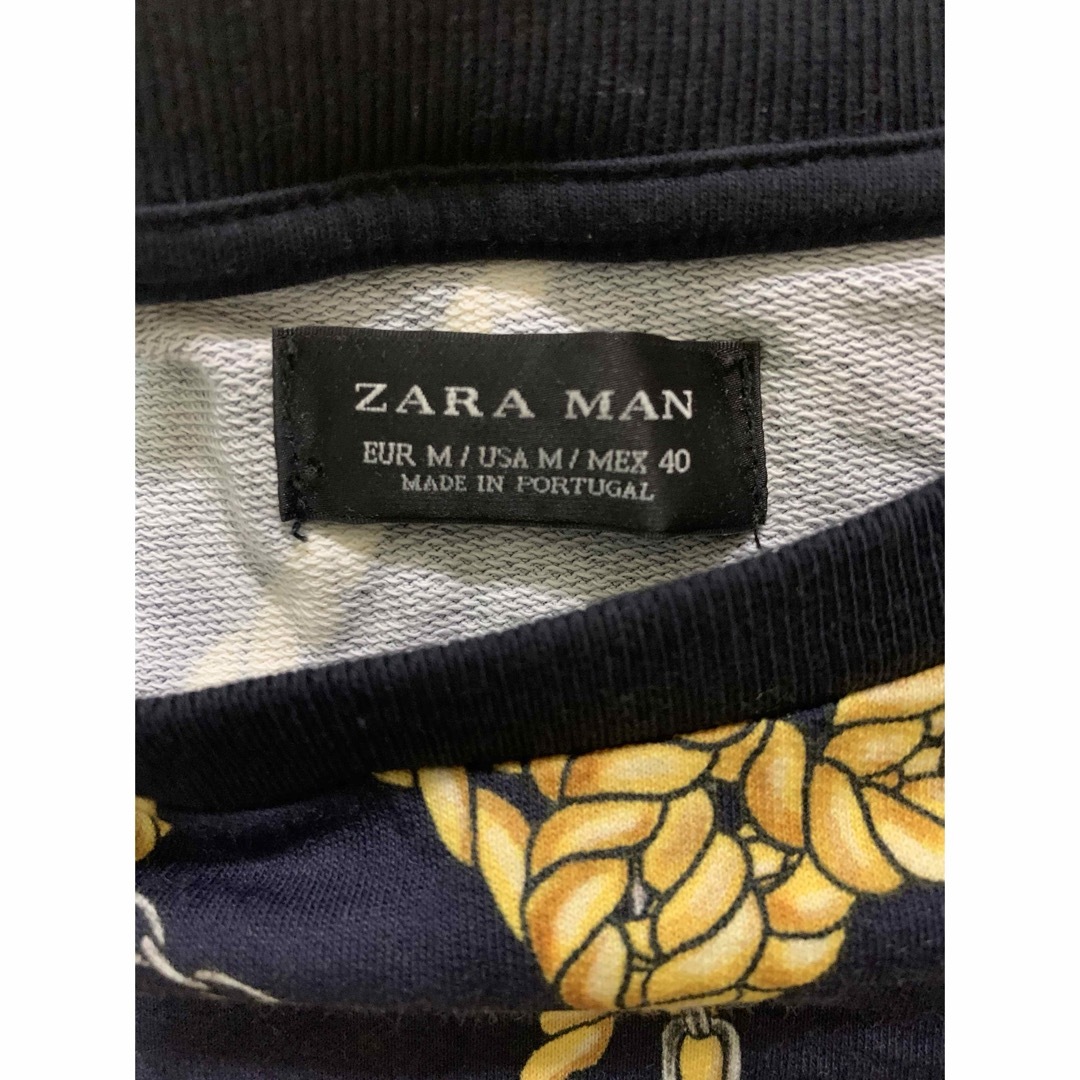 ZARA(ザラ)のZARA総柄長袖 Mサイズ メンズのトップス(Tシャツ/カットソー(七分/長袖))の商品写真