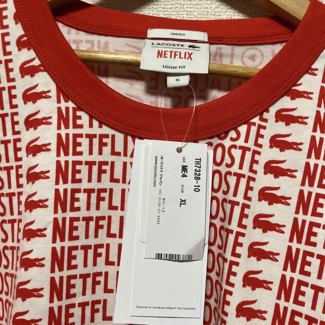 LACOSTE(ラコステ)のLACOSTE Netflix コラボTシャツ メンズのトップス(Tシャツ/カットソー(半袖/袖なし))の商品写真