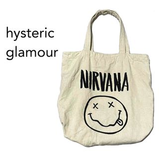 ヒステリックグラマー(HYSTERIC GLAMOUR)のHYSTERIC GLAMOUR × NIRVANA コラボ トートバッグ(トートバッグ)