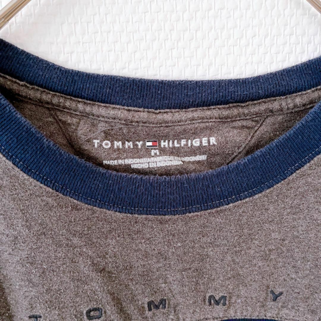 TOMMY HILFIGER(トミーヒルフィガー)の【トミーヒルフィガー】ロゴTシャツ（M）半袖シャツ ユニセックス コットン100 メンズのトップス(Tシャツ/カットソー(半袖/袖なし))の商品写真