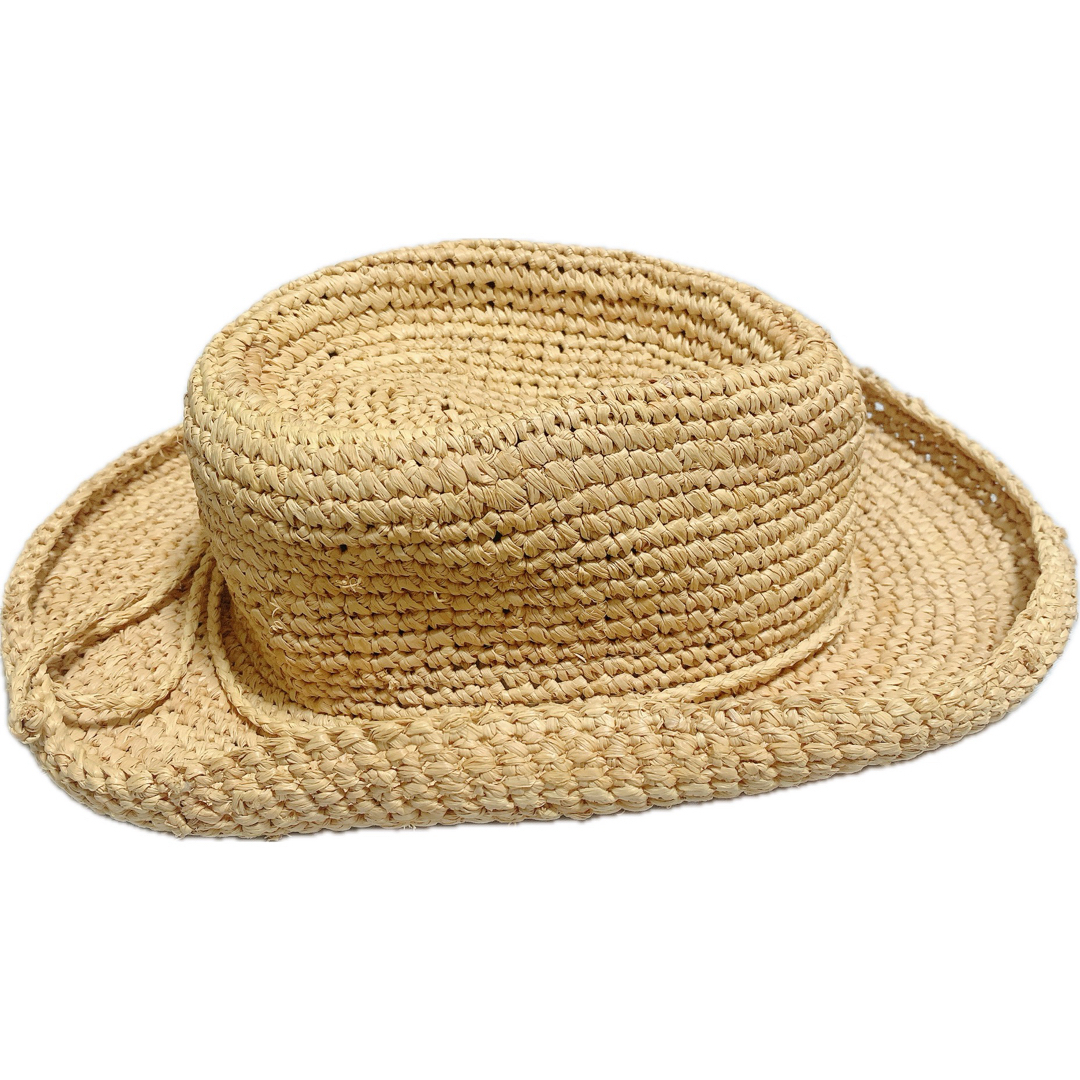 Scala studio　ストローハット　麦わら帽子　ベージュ　ユニセックス レディースの帽子(麦わら帽子/ストローハット)の商品写真