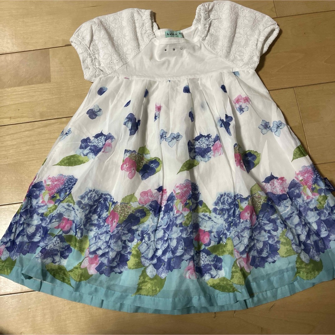 hakka kids(ハッカキッズ)のハッカキッズ　ワンピース　100 キッズ/ベビー/マタニティのキッズ服女の子用(90cm~)(ワンピース)の商品写真