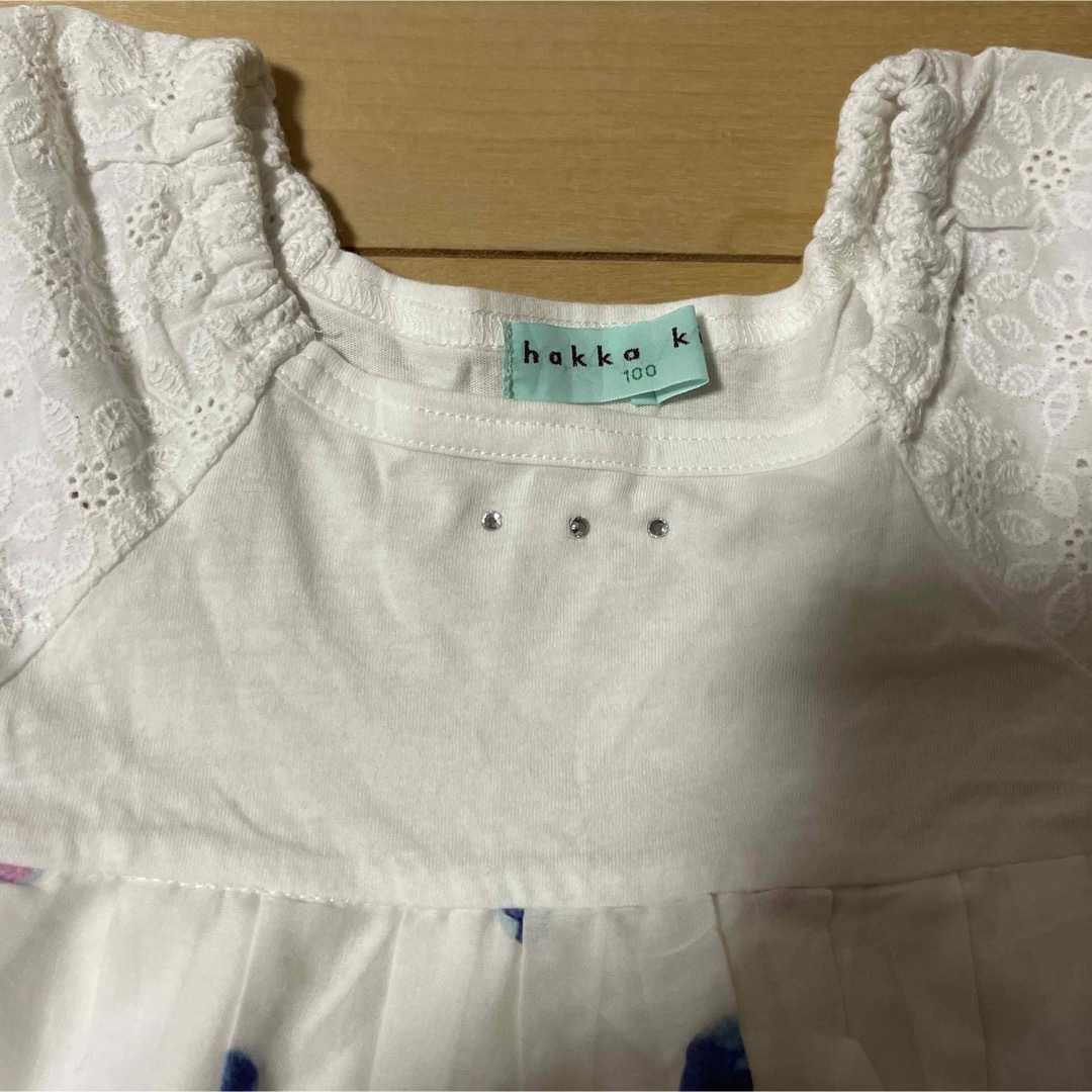 hakka kids(ハッカキッズ)のハッカキッズ　ワンピース　100 キッズ/ベビー/マタニティのキッズ服女の子用(90cm~)(ワンピース)の商品写真