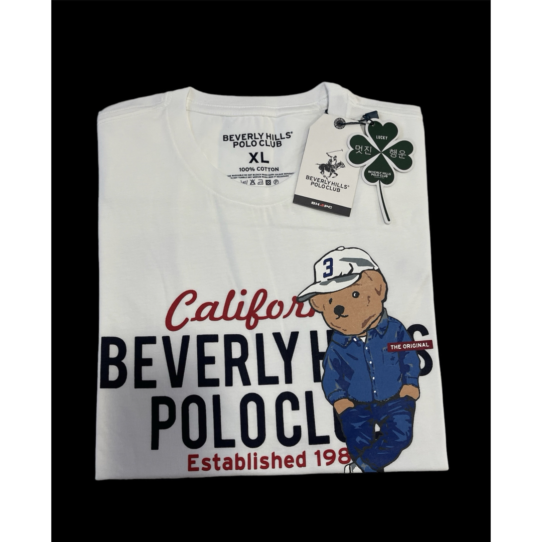 BEVERLY HILLS POLO CLUB（BHPC）(ビバリーヒルズポロクラブ)の半袖　Tシャツ　ポロベア　ビバリーヒルズ　POLO CLUB polo club レディースのトップス(Tシャツ(半袖/袖なし))の商品写真