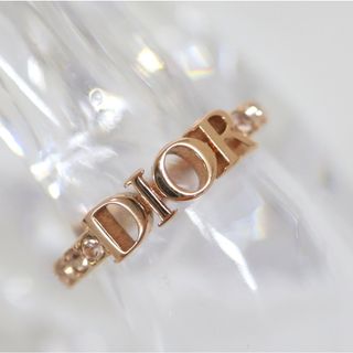 ディオール(Dior)の【Dior】ディオール ディオレボリューション デザイン･リング GP ピンクゴールド×ラインストーン 12.0号/ok04642kt(リング(指輪))