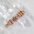 【Dior】ディオール ディオレボリューション デザイン･リング GP ピンクゴールド×ラインストーン 12.0号/ok04642kt
