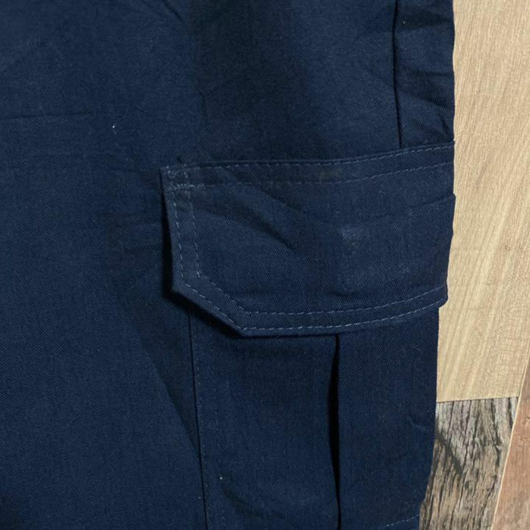 Dickies(ディッキーズ)のディッキーズ カーゴ ワーク ハーフ パンツ アメカジ ネイビー ロゴ US古着 メンズのパンツ(ショートパンツ)の商品写真