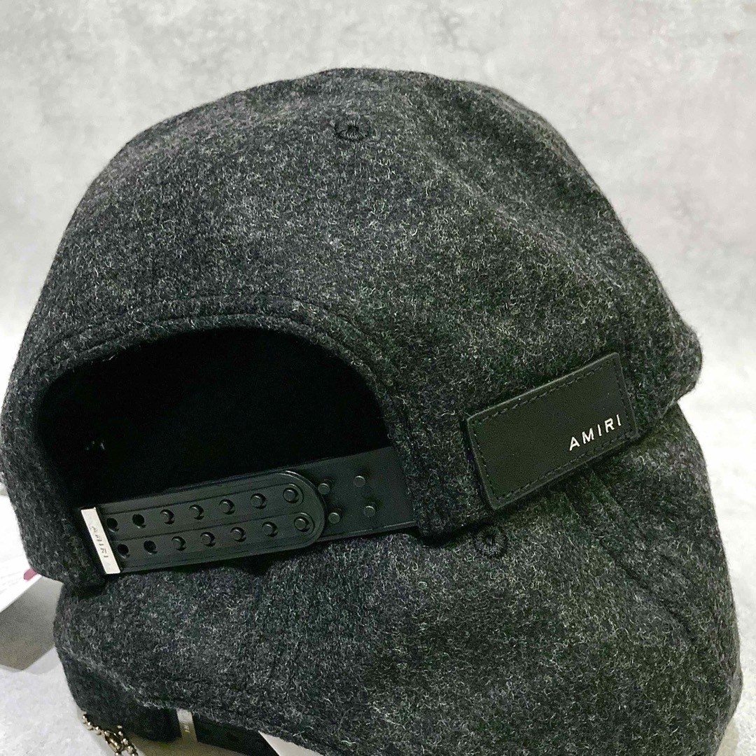 AMIRI(アミリ)の新品正規品 AMIRI WOOL/LEATHER MA HAT CAP キャップ メンズの帽子(キャップ)の商品写真