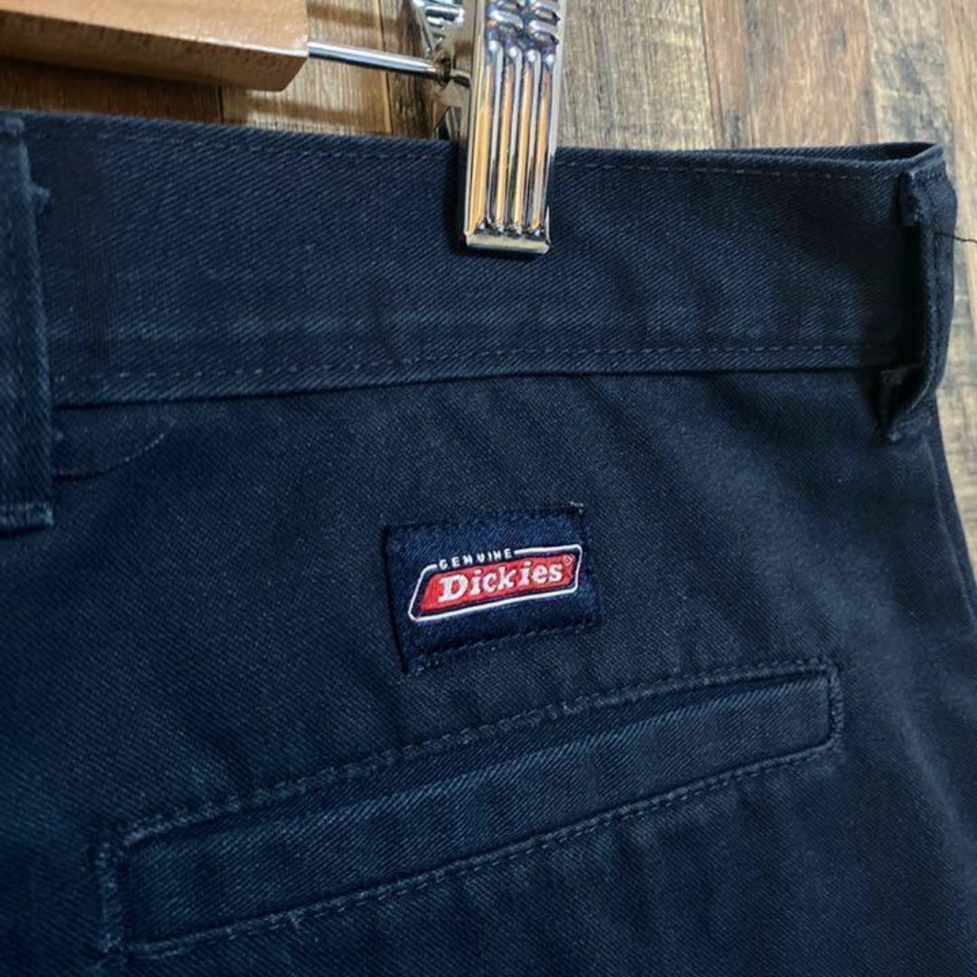 Dickies(ディッキーズ)のディッキーズ ワーク ハーフ パンツ ネイビー ロゴ ストリート 紺 USA古着 メンズのパンツ(ショートパンツ)の商品写真