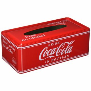 コカコーラ(Coca Cola) ティッシュケース・ホルダー 赤 9×26×13(ティッシュボックス)