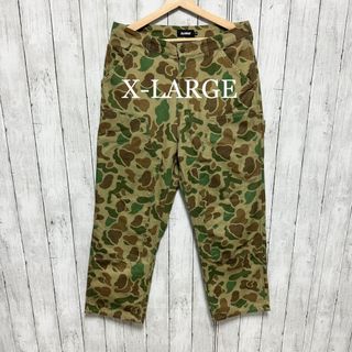 X-LARGE迷彩パンツ！ハンターカモ！