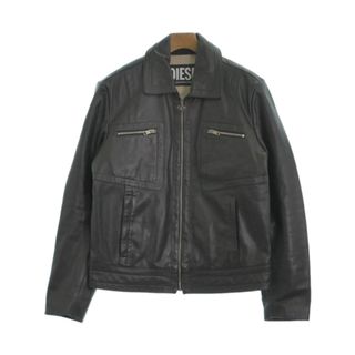 ディーゼル(DIESEL)のDIESEL ディーゼル ライダース L 黒 【古着】【中古】(ライダースジャケット)