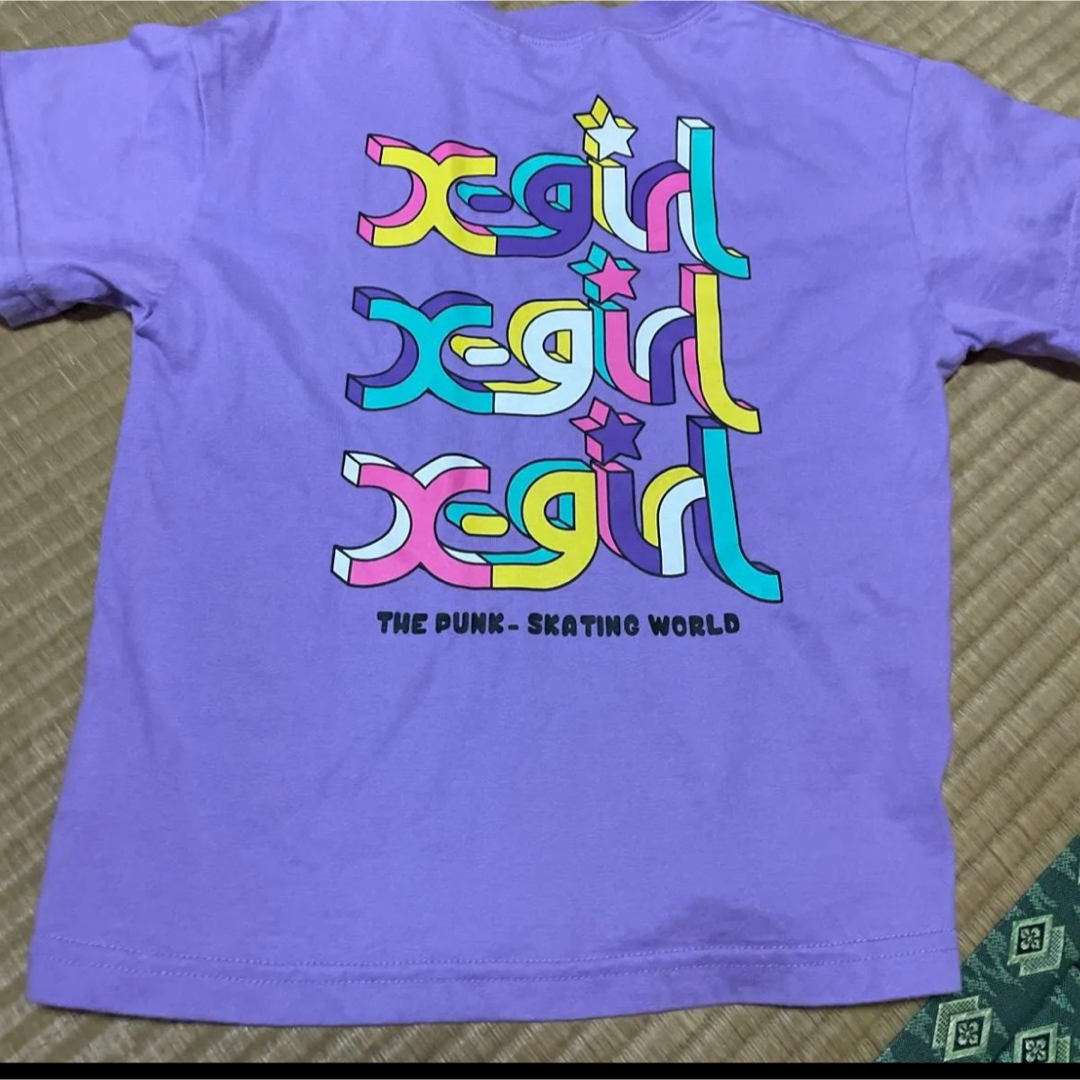 X-girl Stages(エックスガールステージス)のxgirlTシャツキッズ キッズ/ベビー/マタニティのキッズ服男の子用(90cm~)(Tシャツ/カットソー)の商品写真