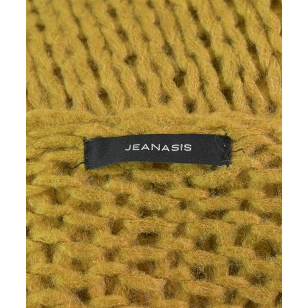 JEANASIS(ジーナシス)のJEANASIS ジーナシス ニット・セーター F マスタード系 【古着】【中古】 レディースのトップス(ニット/セーター)の商品写真