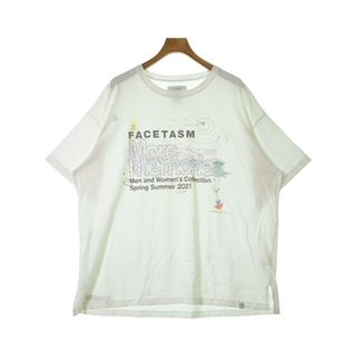 ファセッタズム(FACETASM)のFACETASM ファセッタズム Tシャツ・カットソー 5(L位) 白 【古着】【中古】(Tシャツ/カットソー(半袖/袖なし))