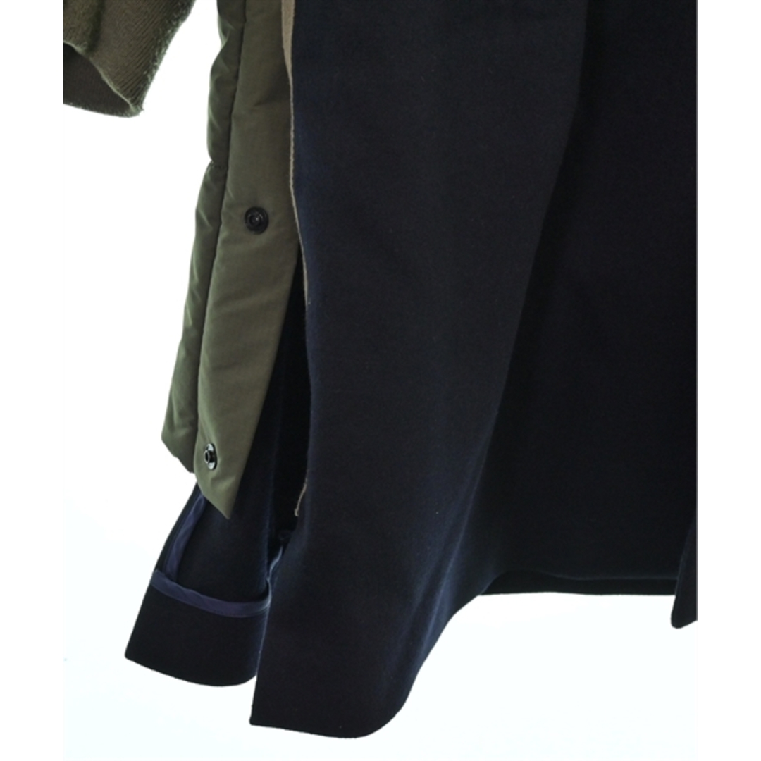 sacai(サカイ)のsacai サカイ コート 3(L位) 紺xカーキ 【古着】【中古】 メンズのジャケット/アウター(その他)の商品写真