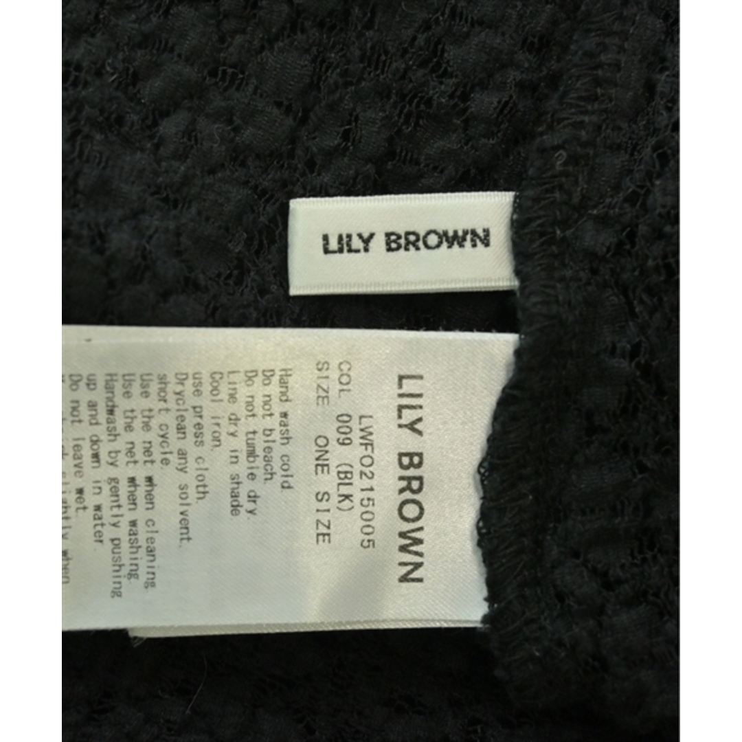 Lily Brown(リリーブラウン)のLILY BROWN リリーブラウン ワンピース F 黒(レース) 【古着】【中古】 レディースのワンピース(ひざ丈ワンピース)の商品写真