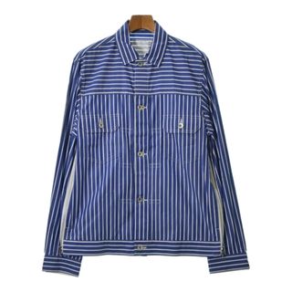 サカイ(sacai)のsacai サカイ ブルゾン（その他） 1(S位) 青x白(ストライプ) 【古着】【中古】(その他)