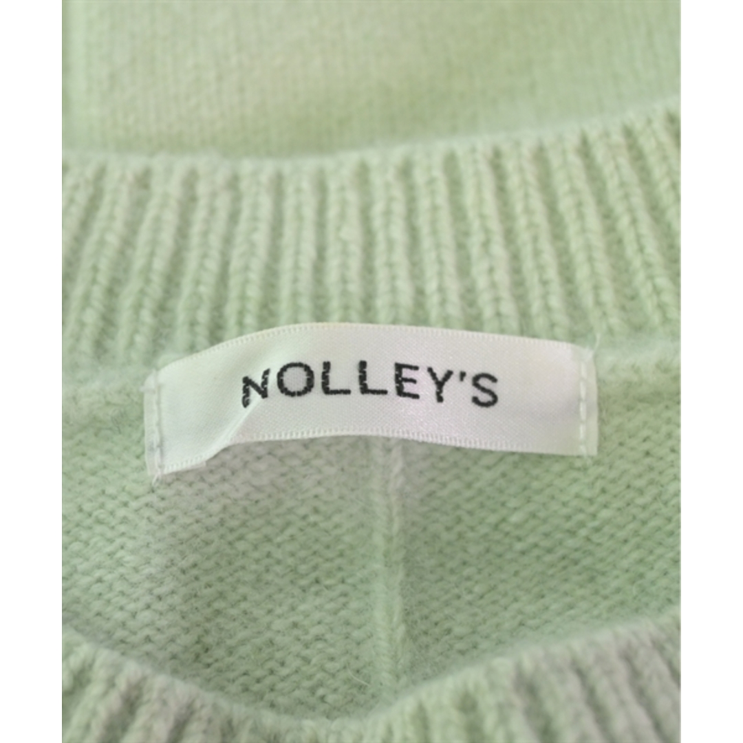 NOLLEY'S(ノーリーズ)のNolley's ニット・セーター 38(M位) 緑系(白がかっています) 【古着】【中古】 レディースのトップス(ニット/セーター)の商品写真