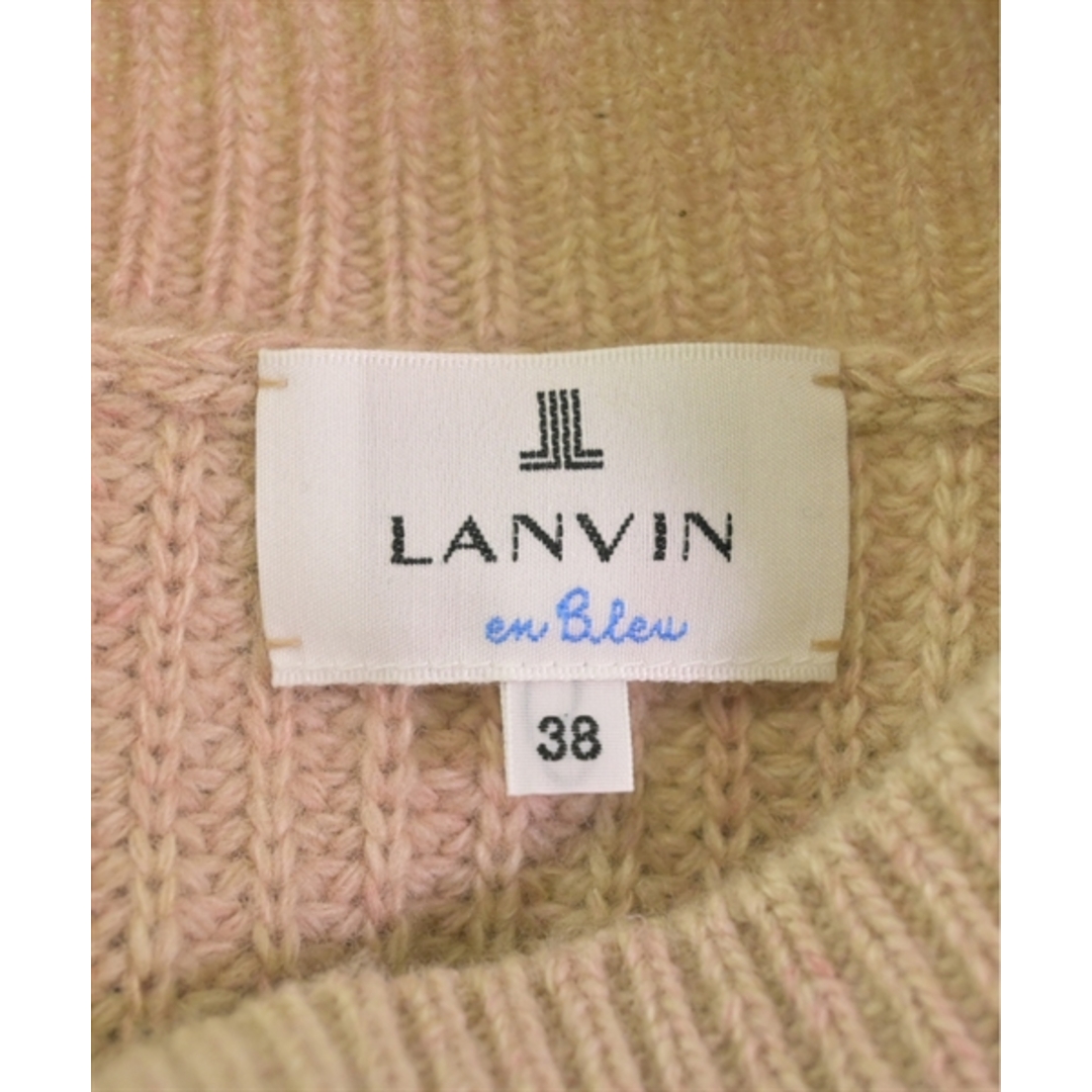 LANVIN en Bleu(ランバンオンブルー)のLANVIN en bleu ニット・セーター 38(M位) ベージュ 【古着】【中古】 レディースのトップス(ニット/セーター)の商品写真